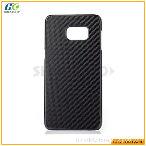 Classic fashion design hard plastic cover For samsung galaxy s6 edge plus Carbon fiber case Factory Wholesale From China